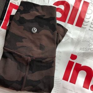Lululemon brown camo leggings